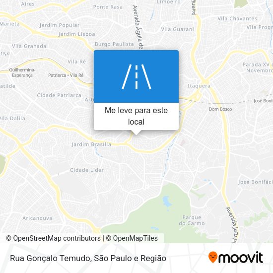 Rua Gonçalo Temudo mapa