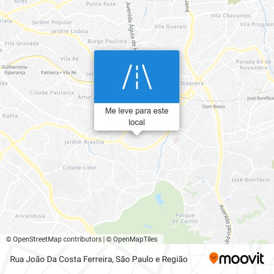 Rua João Da Costa Ferreira mapa