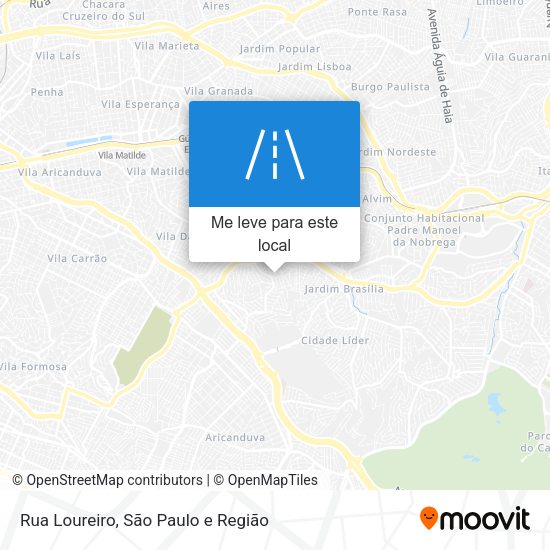 Rua Loureiro mapa