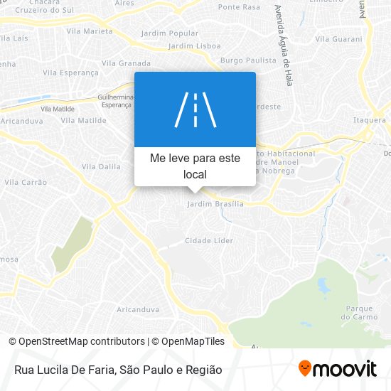 Rua Lucila De Faria mapa