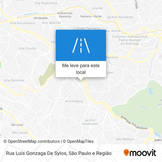 Rua Luís Gonzaga De Sylos mapa