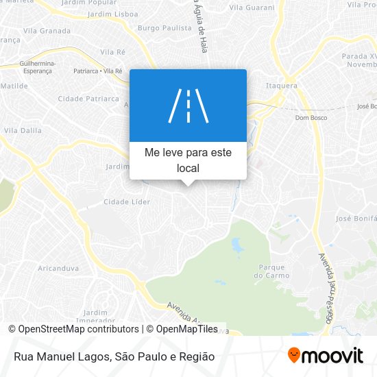 Rua Manuel Lagos mapa