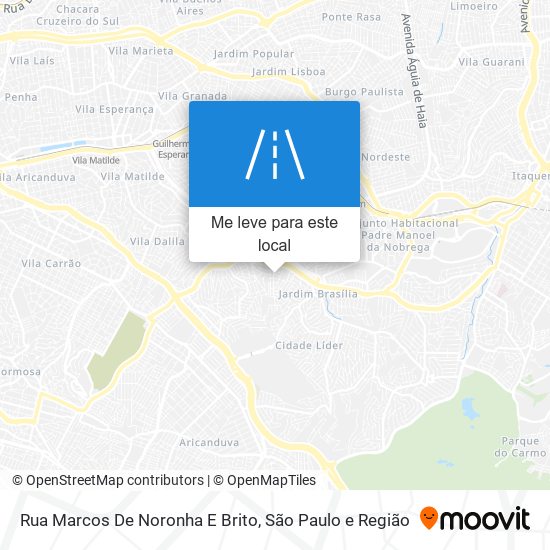 Rua Marcos De Noronha E Brito mapa