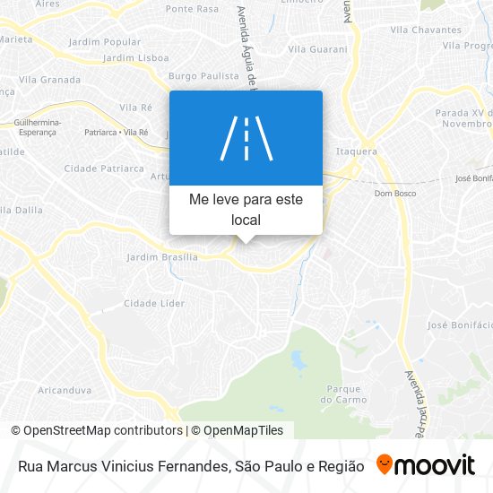 Rua Marcus Vinicius Fernandes mapa