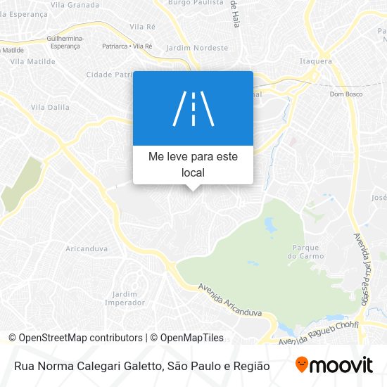 Rua Norma Calegari Galetto mapa