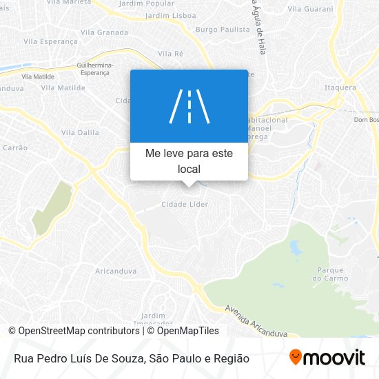Rua Pedro Luís De Souza mapa