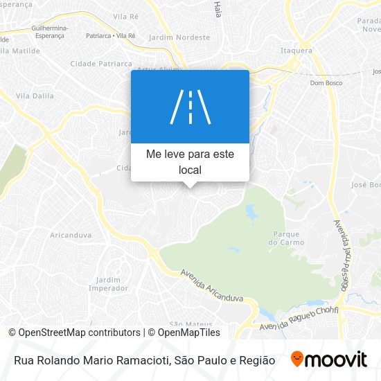 Rua Rolando Mario Ramacioti mapa