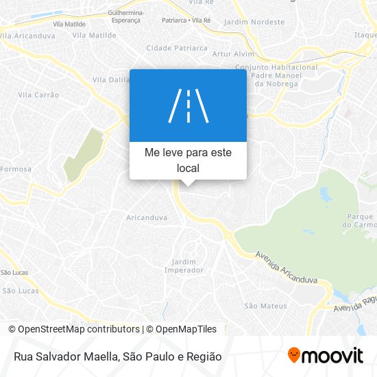 Rua Salvador Maella mapa