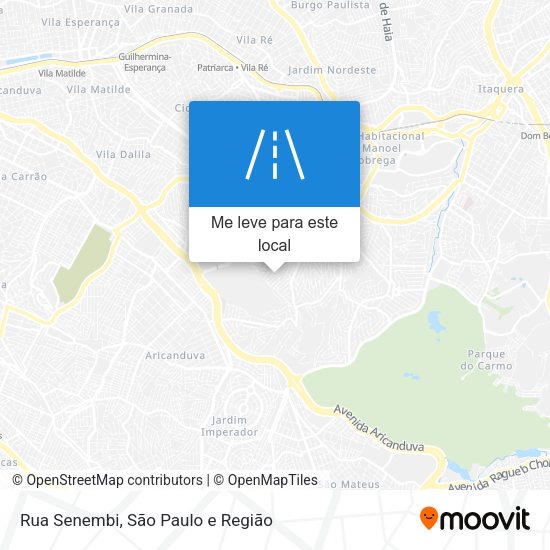 Rua Senembi mapa