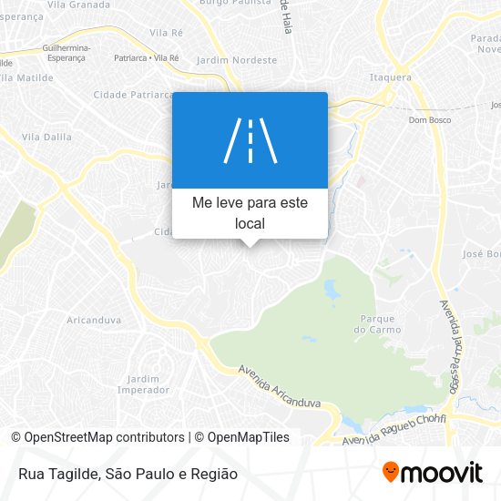 Rua Tagilde mapa