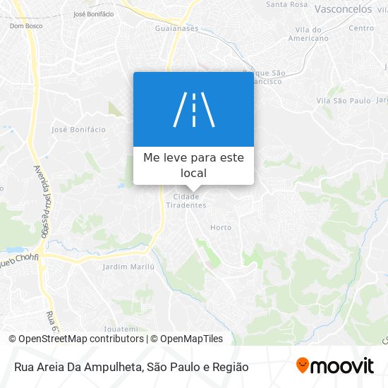 Rua Areia Da Ampulheta mapa