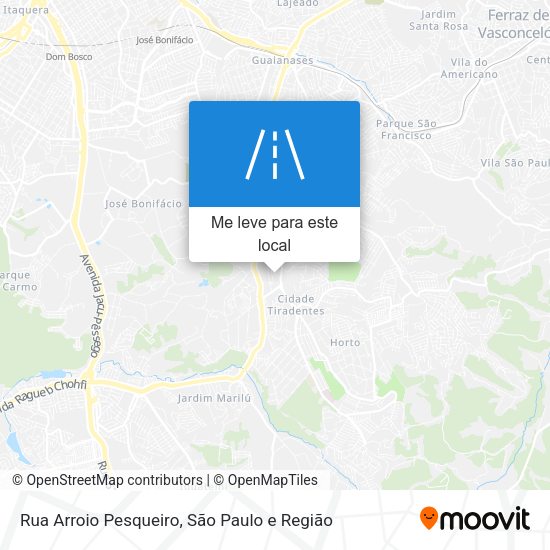 Rua Arroio Pesqueiro mapa