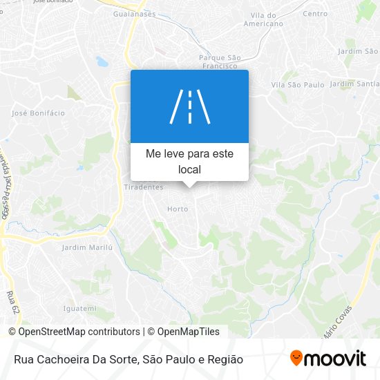Rua Cachoeira Da Sorte mapa