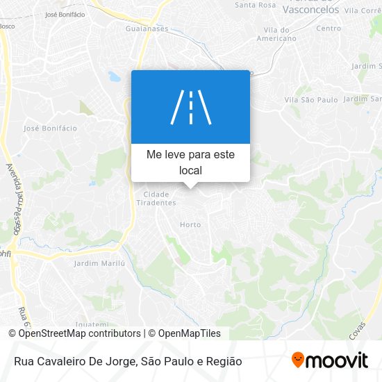 Rua Cavaleiro De Jorge mapa
