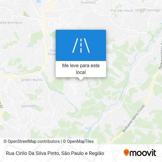 Rua Cirilo Da Silva Pinto mapa