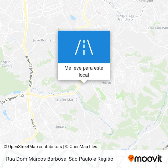 Rua Dom Marcos Barbosa mapa