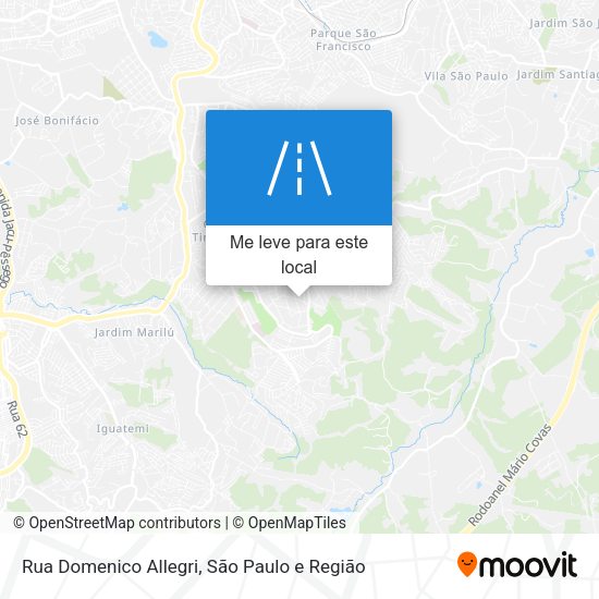 Rua Domenico Allegri mapa