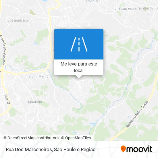 Rua Dos Marceneiros mapa