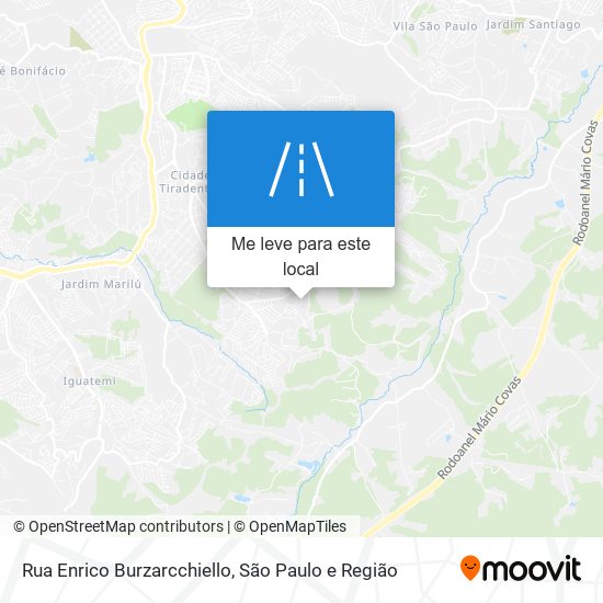 Rua Enrico Burzarcchiello mapa