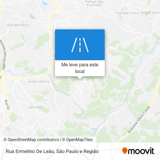 Rua Ermelino De Leão mapa