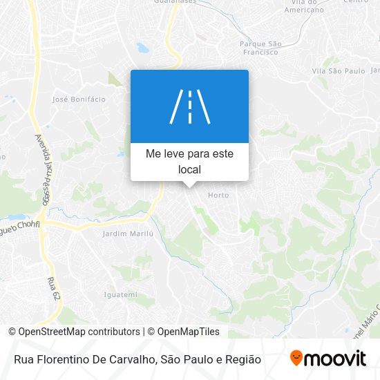 Rua Florentino De Carvalho mapa