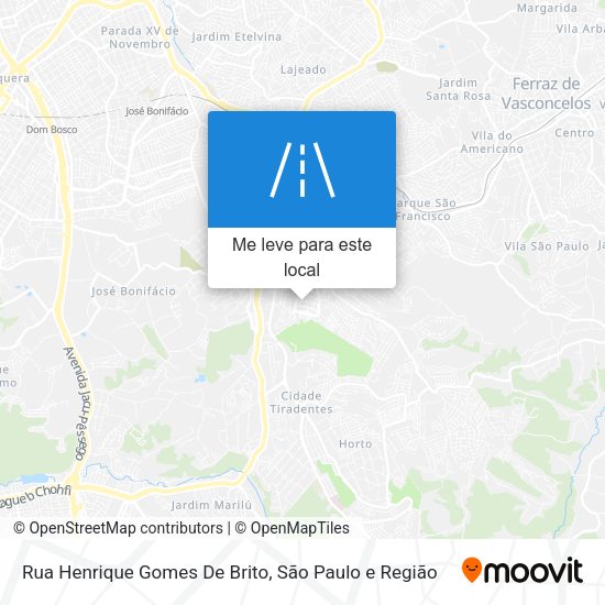 Rua Henrique Gomes De Brito mapa