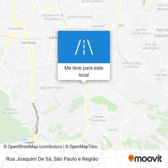 Rua Joaquim De Sá mapa