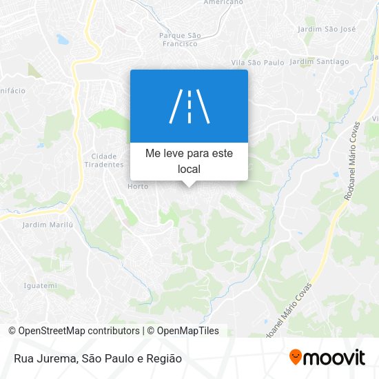 Rua Jurema mapa