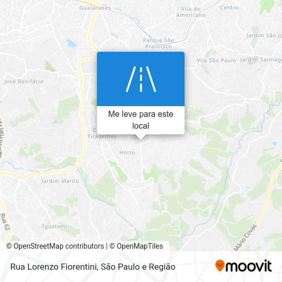 Rua Lorenzo Fiorentini mapa