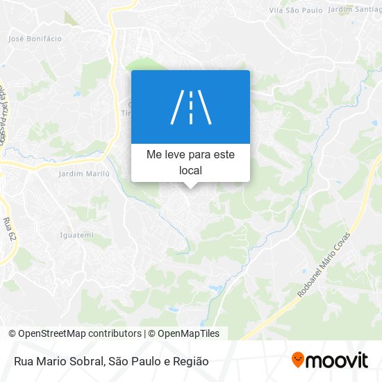 Rua Mario Sobral mapa