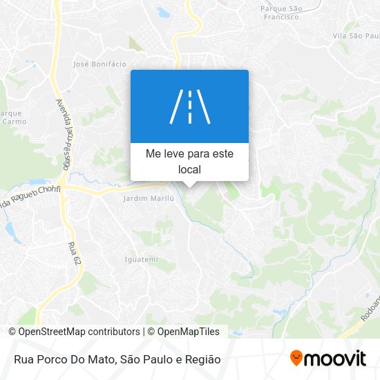 Rua Porco Do Mato mapa