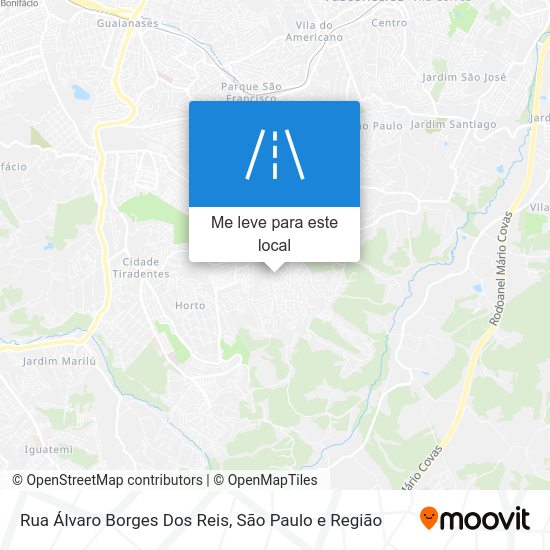 Rua Álvaro Borges Dos Reis mapa