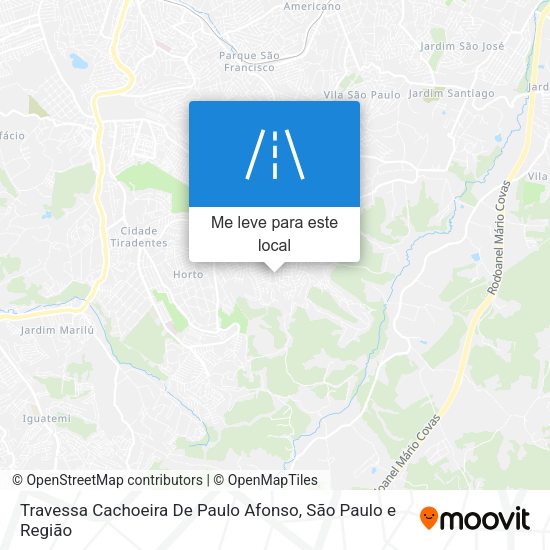 Travessa Cachoeira De Paulo Afonso mapa