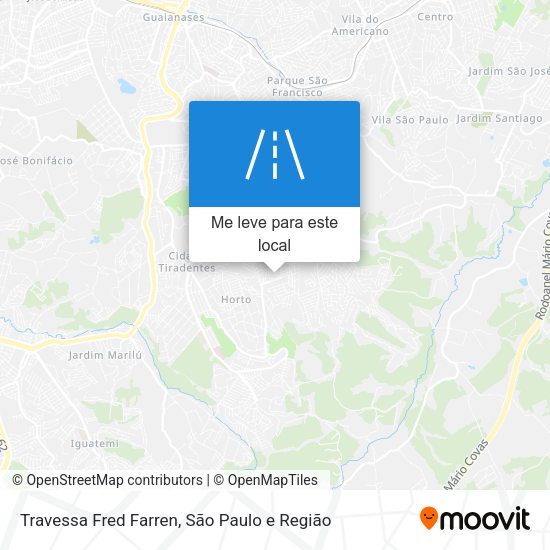 Travessa Fred Farren mapa