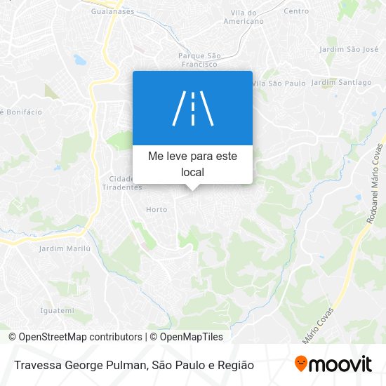 Travessa George Pulman mapa