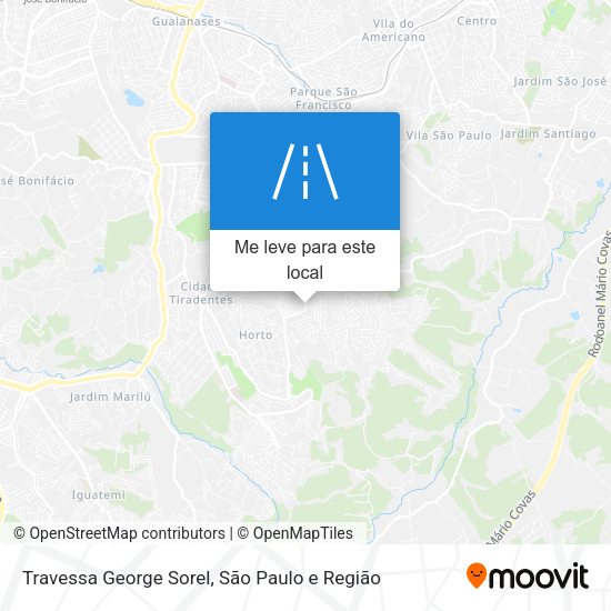 Travessa George Sorel mapa