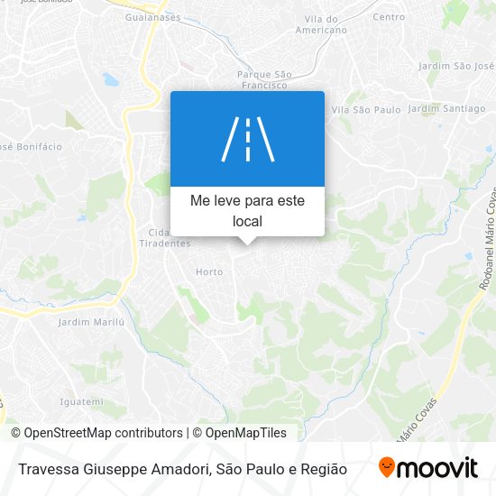 Travessa Giuseppe Amadori mapa