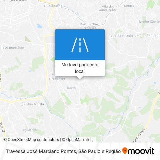 Travessa José Marciano Pontes mapa