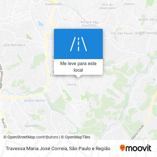 Travessa Maria José Correia mapa