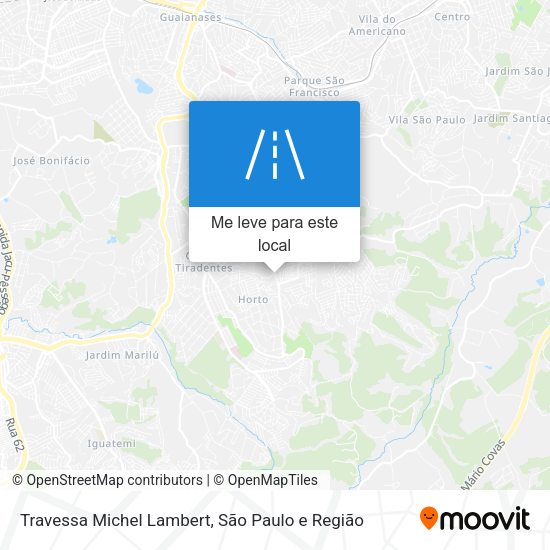Travessa Michel Lambert mapa