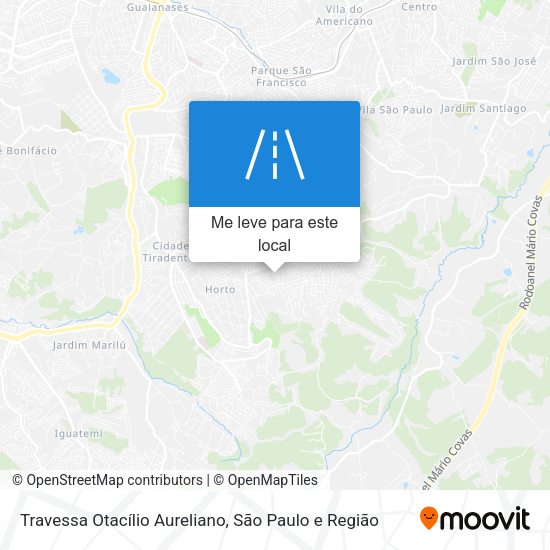Travessa Otacílio Aureliano mapa