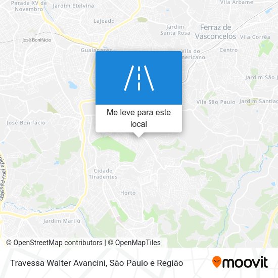 Travessa Walter Avancini mapa