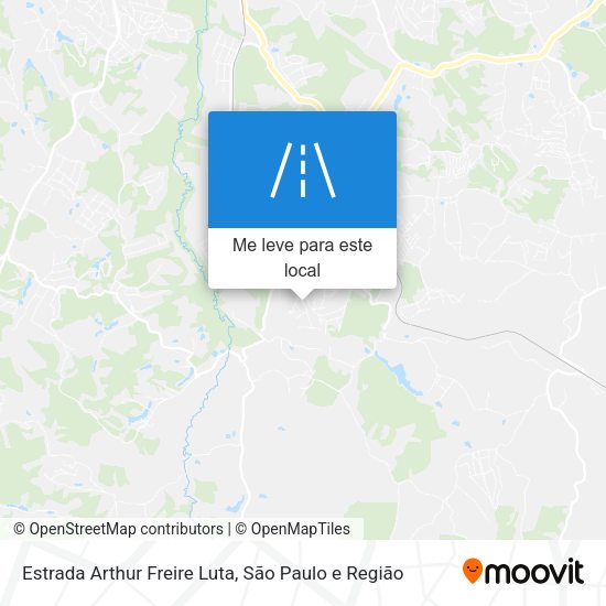 Estrada Arthur Freire Luta mapa