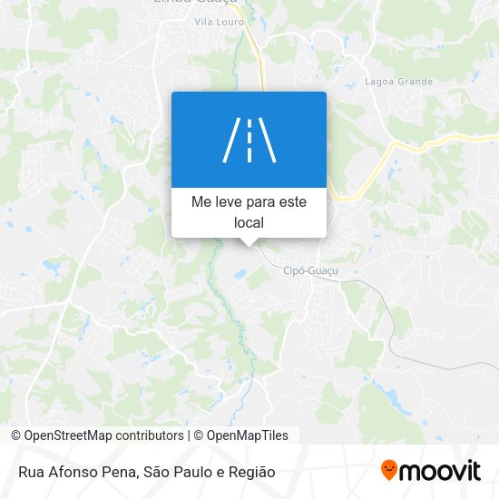 Rua Afonso Pena mapa