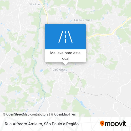 Rua Alfredro Amieiro mapa