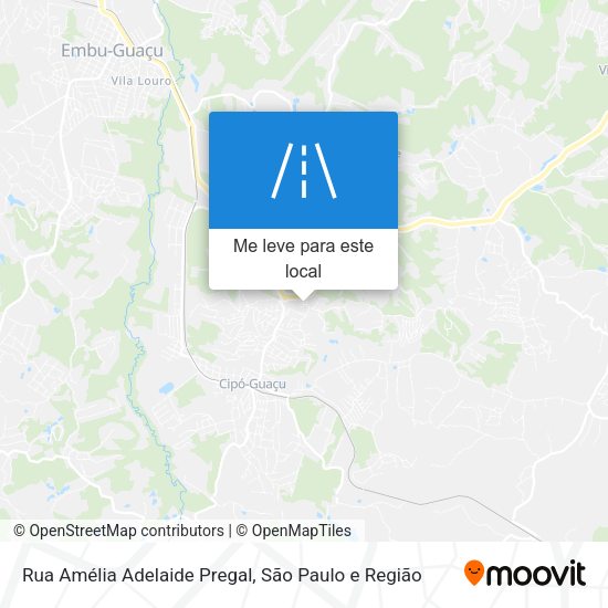 Rua Amélia Adelaide Pregal mapa