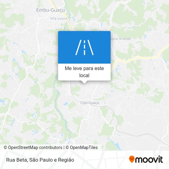 Rua Beta mapa