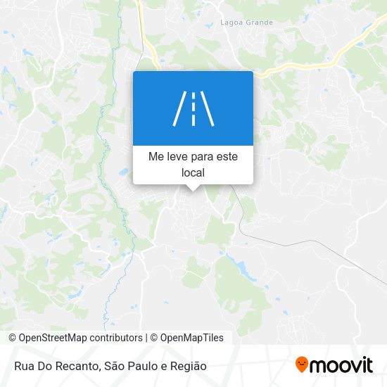 Rua Do Recanto mapa