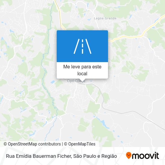 Rua Emídia Bauerman Ficher mapa
