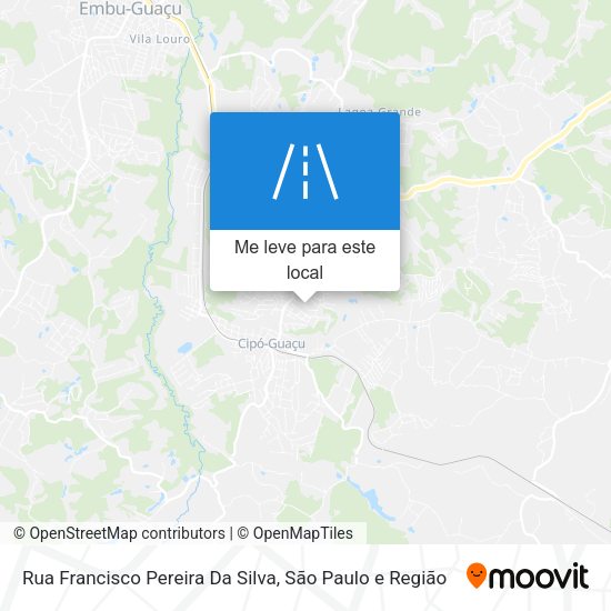 Rua Francisco Pereira Da Silva mapa
